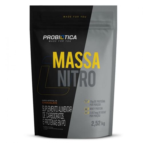 Massa Nitro NO2 Refil (2,52kg) - Sabor: Chocolate Massa Nitro NO2 Refil (2,52kg) - Sabor: Chocolate