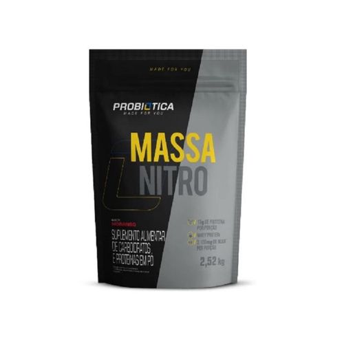 Massa Nitro NO2 Refil (2,52kg) - Sabor: Morango