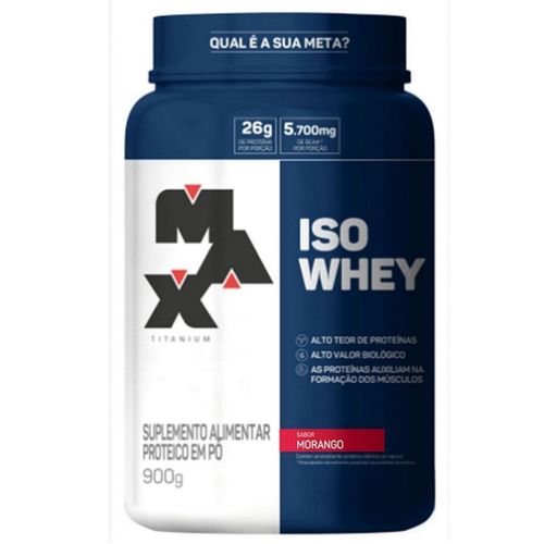 Iso Whey (900g) - Sabor: Morango Iso Whey (900g) - Sabor: Morango