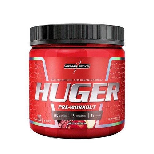 Huger Pre-Workout (320g) - Sabor: Apple Dream Huger Pre-Workout (320g) - Sabor: Apple Dream
