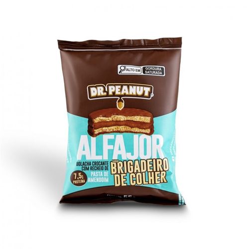 Alfajor Dr. Peanut (55g) - Vencimento 19/10/2025 - Sabor: Brigadeiro de Colher Alfajor Dr. Peanut (55g) - Vencimento 19/10/2025 - Sabor: Brigadeiro de Colher