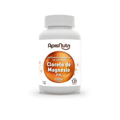 Cloreto de Magnésio - 600mg (120 caps) - Padrão: Único Cloreto de Magnésio - 600mg (120 caps) - Padrão: Único