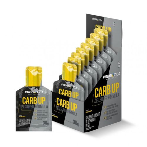 Carb Up Energy Gel Caixa 10 unidades (300g) - Sabor: Banana Carb Up Energy Gel Caixa 10 unidades (300g) - Sabor: Banana