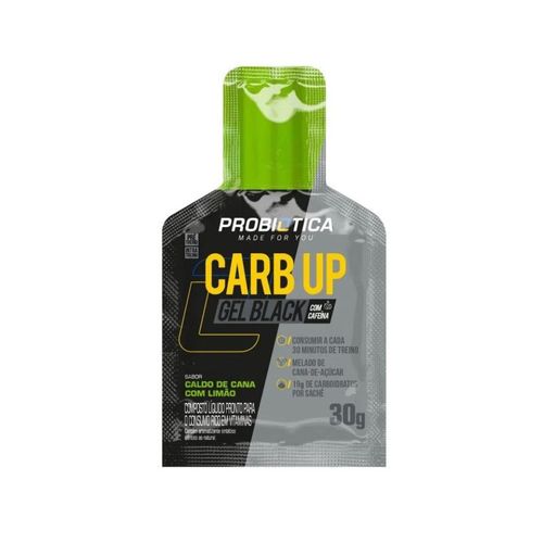 Carb Up Black Gel (30g) - Sabor: Caldo de Cana c/ Limão Carb Up Black Gel (30g) - Sabor: Caldo de Cana c/ Limão