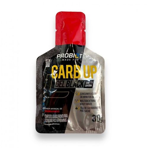 Carb Up Black Gel (30g) - Sabor: Morango Carb Up Black Gel (30g) - Sabor: Morango