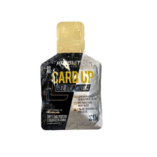 Carb Up Black Gel (30g) - Sabor: Baunilha Carb Up Black Gel (30g) - Sabor: Baunilha