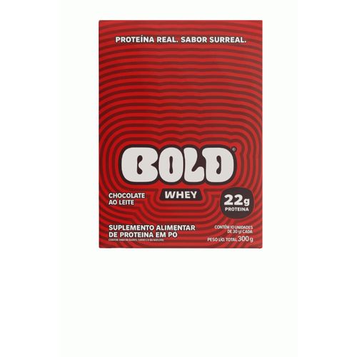 Bold Whey Display (10 unid de 30g) - Sabor: Chocolate ao Leite Bold Whey Display (10 unid de 30g) - Sabor: Chocolate ao Leite