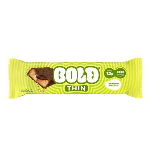 Bold Bar Thin (40g) - Sabor: Bombom de Coco Bold Bar Thin (40g) - Sabor: Bombom de Coco