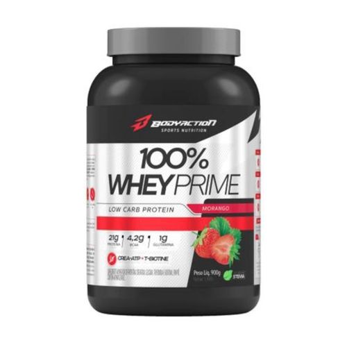 100% Whey Prime (900g) - Sabor: Morango 100% Whey Prime (900g) - Sabor: Morango