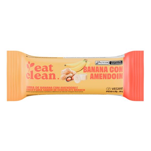 Barrinha de Proteina Eat Clean (30g) - Sabor: Banana com amendoim