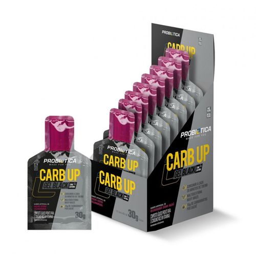 Carb Up Black Gel (300g) Caixa 10 unidades - Sabor: Açai com Guaraná Carb Up Black Gel (300g) Caixa 10 unidades - Sabor: Açai com Guaraná
