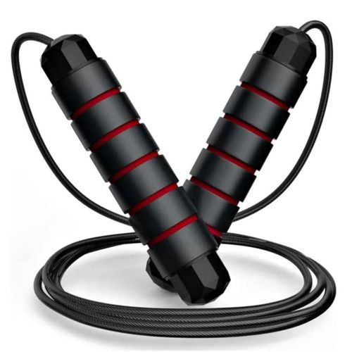 Corda de Pular Ajustável Fitness Academia Treino Funcional Resistente 2,8m Preto Corda de Pular Ajustável Fitness Academia Treino Funcional Resistente 2,8m Preto