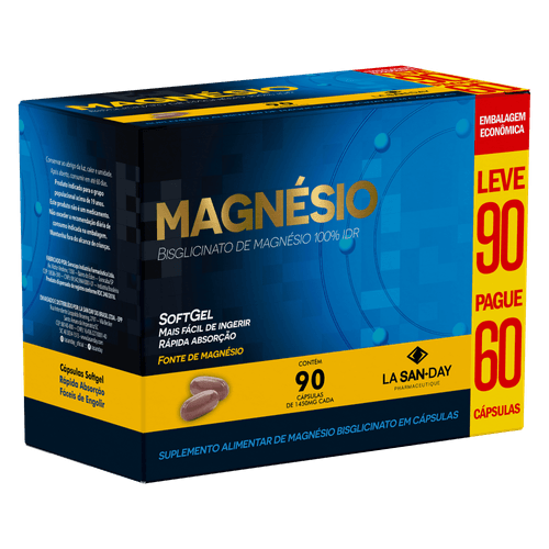 Magnésio Bisglicinato 1000mg - 90 Cápsulas Magnésio Bisglicinato 1000mg - 90 Cápsulas