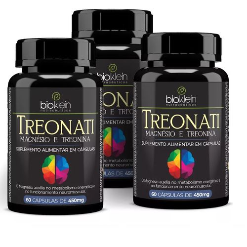 Kit 03 TREONATI (Magnesio e Treonina) 450 mg 60 Caps Bioklein Kit 03 TREONATI (Magnesio e Treonina) 450 mg 60 Caps Bioklein
