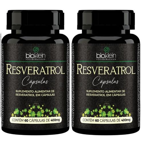 Kit 02 RESVERATROL 400mg 60 Caps Bioklein Kit 02 RESVERATROL 400mg 60 Caps Bioklein