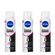 Kit-Nivea-Antitranspirante-Invisible-Black-White-Clear-Aerosol-3-Unidades-de-150ml