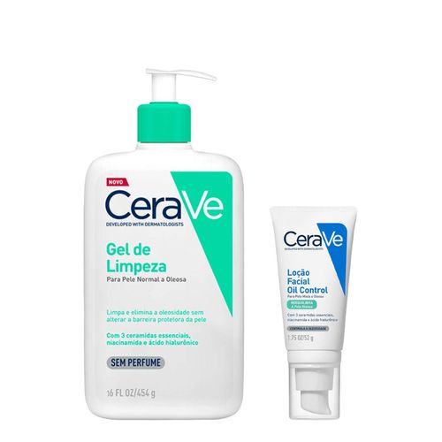 Kit-CeraVe-Gel-de-Limpeza-454g---Locao-Facial-Oil-Control-52g Kit-CeraVe-Gel-de-Limpeza-454g---Locao-Facial-Oil-Control-52g