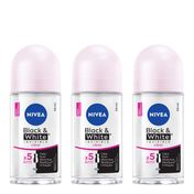 Kit-Nivea-Antitranspirante-Invisible-Black---White-Clear-Roll-On-3-Unidades-de-50ml