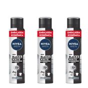 Kit-Nivea-Men-Antitranspirante-Black-White-Invisible-Aerossol-3-Unidades-de-200ml
