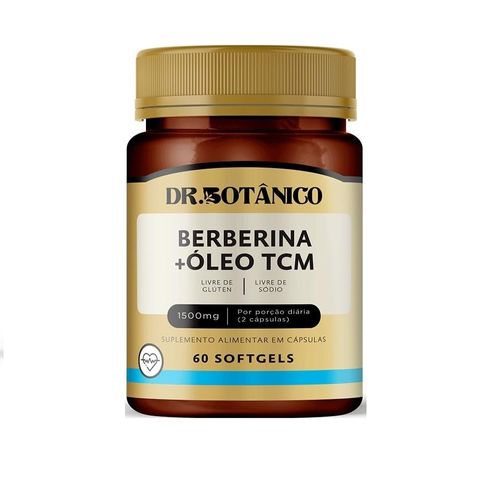 BERBERINA + OLEO TCM 1500MG 60 SOFTGELS DR. BOTANICO