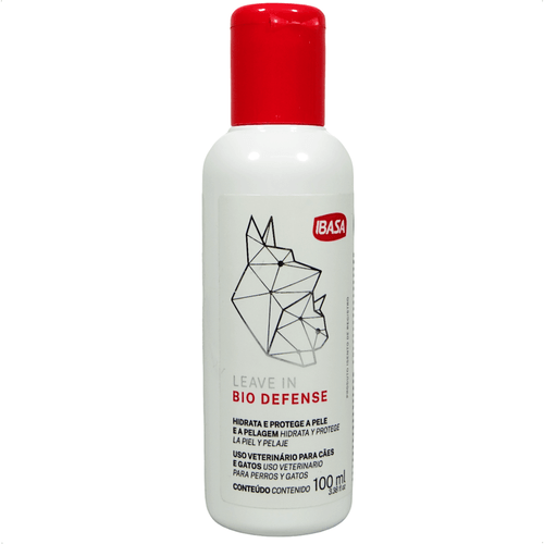 LEAVE IN BIO DEFENSE 100ML PARA CÃES E GATOS IBASA LEAVE IN BIO DEFENSE 100ML PARA CÃES E GATOS IBASA