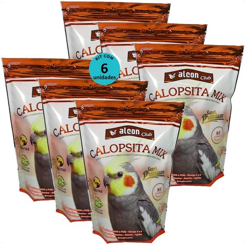 ALCON CLUB CALOPSITA MIX 550G KIT COM 6 ALCON CLUB CALOPSITA MIX 550G KIT COM 6