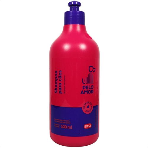 SHAMPOO PARA CÃES 500ML PELO AMOR IBASA
