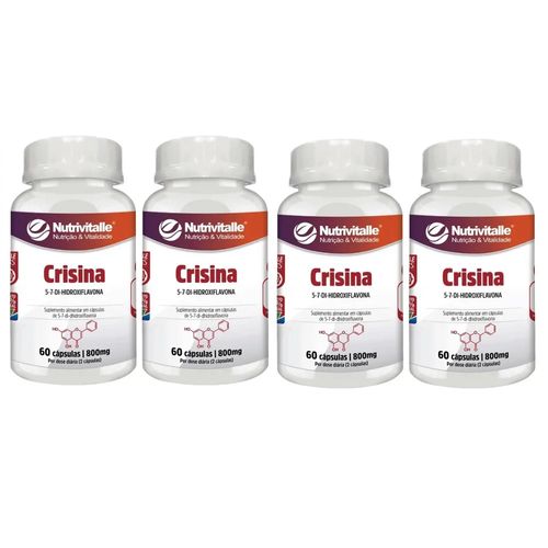 KIT 04 CRISINA 800MG 60CAPS NUTRIVITALLE
