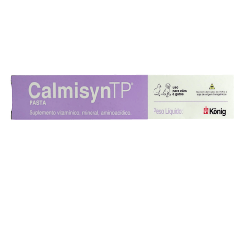 Suplemento Alimentar Calmisyn TP König 30g p/ Cães e Gatos Suplemento Alimentar Calmisyn TP König 30g p/ Cães e Gatos