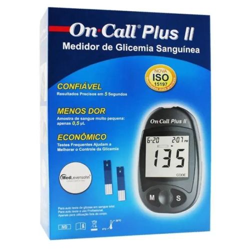 Medidor de Glicemia Sanguínea On Call Plus II