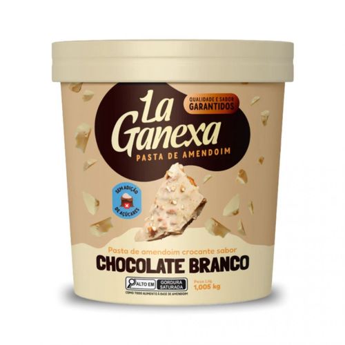 Pasta de Amendoim Integral Gourmet (450g) - Sabor: Chocolate Branco Pasta de Amendoim Integral Gourmet (450g) - Sabor: Chocolate Branco