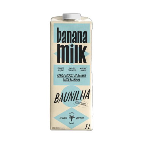 Leite Vegetal de Banana Sabor Baunilha Banana Milk 1L