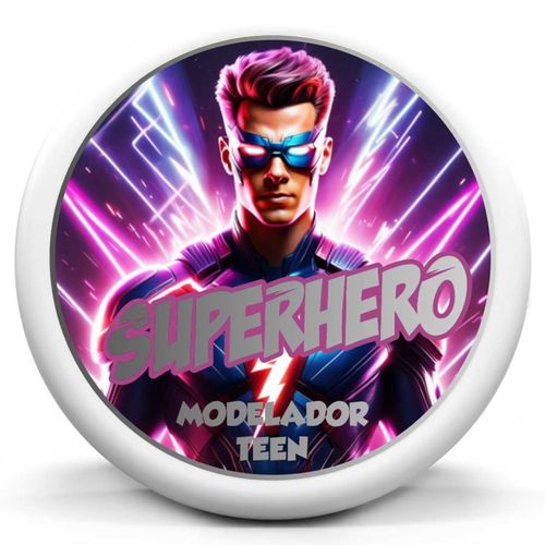 Modelador Teen Superhero - Pomada Efeito Brilho Fixação Forte 90g Overlord Modelador Teen Superhero - Pomada Efeito Brilho Fixação Forte 90g Overlord