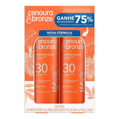 895962---Pack-Protetor-Solar-Aerossol-FPS-30-Cenoura---Bronze-Caixa-2-Unidades-200ml-Cada-1 895962---Pack-Protetor-Solar-Aerossol-FPS-30-Cenoura---Bronze-Caixa-2-Unidades-200ml-Cada-1
