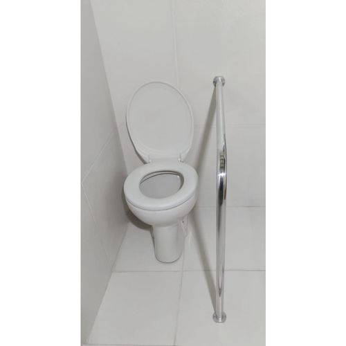 Barra Apoio P/ Vaso Sanitário 80x80 Corrimão Em L