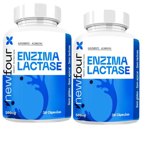 ENZIMA LACTASE KIT COM 2 POTES COM TOTAL DE 60 CÁPSULAS ENZIMA LACTASE KIT COM 2 POTES COM TOTAL DE 60 CÁPSULAS