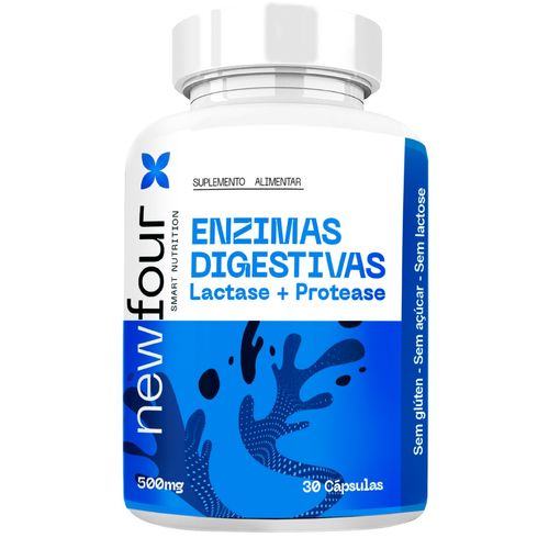 ENZIMAS DIGESTIVAS LACTASE + PROTEASE 30CAPS ENZIMAS DIGESTIVAS LACTASE + PROTEASE 30CAPS