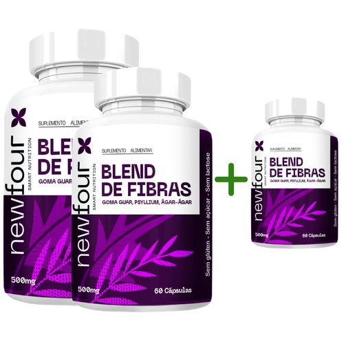 BLEND DE FIBRAS COMPRE 2 LEVE 3 COM TOTAL DE 180 CAPSULAS