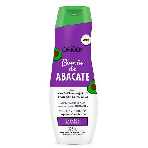 Origem Shampoo Bomba De Abacate 325ml Origem Shampoo Bomba De Abacate 325ml