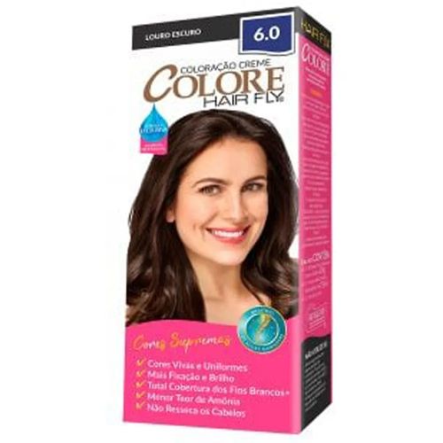 Coloração Creme Colore 6.0 Louro Escuro Coloração Creme Colore 6.0 Louro Escuro