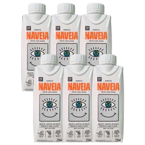 Kit 6X: Bebida Vegetal de Aveia Barista Naveia 250ml
