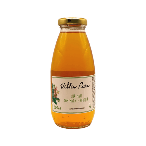 Chá Mate com Hortelã Sem Açúcar Villa Piva 300ml Chá Mate com Hortelã Sem Açúcar Villa Piva 300ml