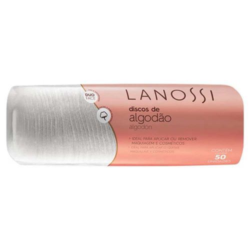 Algodão Lanossi Em Disco C/50 Unidades Algodão Lanossi Em Disco C/50 Unidades