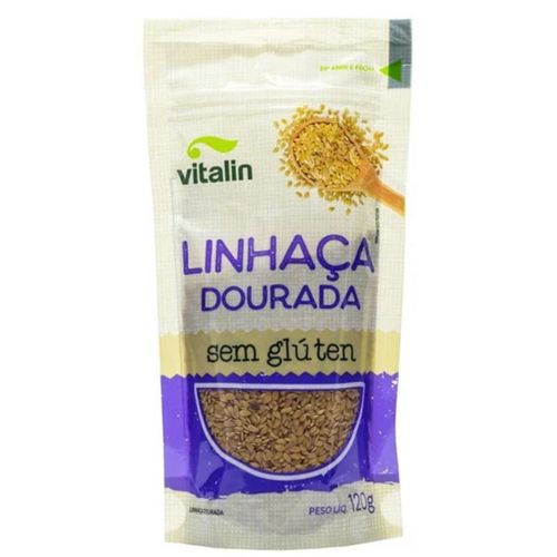 Linhaça Dourada em Grãos 120g - Vitalin