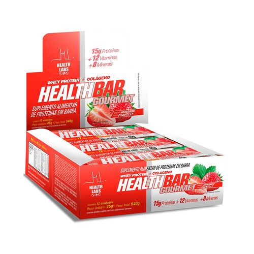 Healthbar Gournet Morango com Chantilly 540g