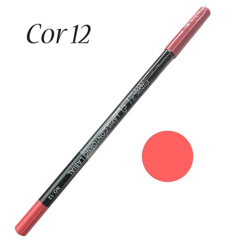 Lápis Para Lábios Contorno Labial Pink 21 12 Lápis Para Lábios Contorno Labial Pink 21 12
