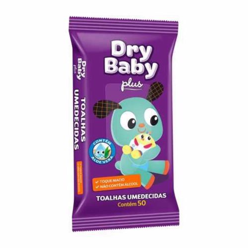 Toalha Umedecida Dry Baby Plus Flow Pack c/50 Unidades Toalha Umedecida Dry Baby Plus Flow Pack c/50 Unidades