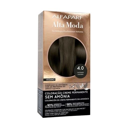 Tintura Color Alta Moda S/Amônia 4.0 Castanho