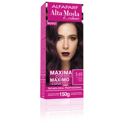 Tintura Alta Moda Especial 5.65 Vinho Escuro Marsala 150g Tintura Alta Moda Especial 5.65 Vinho Escuro Marsala 150g