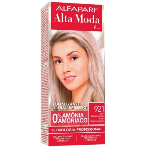 Tintura Alta Moda Tonalizante 9.21 Louro Claríssimo Irisé 120g Tintura Alta Moda Tonalizante 9.21 Louro Claríssimo Irisé 120g